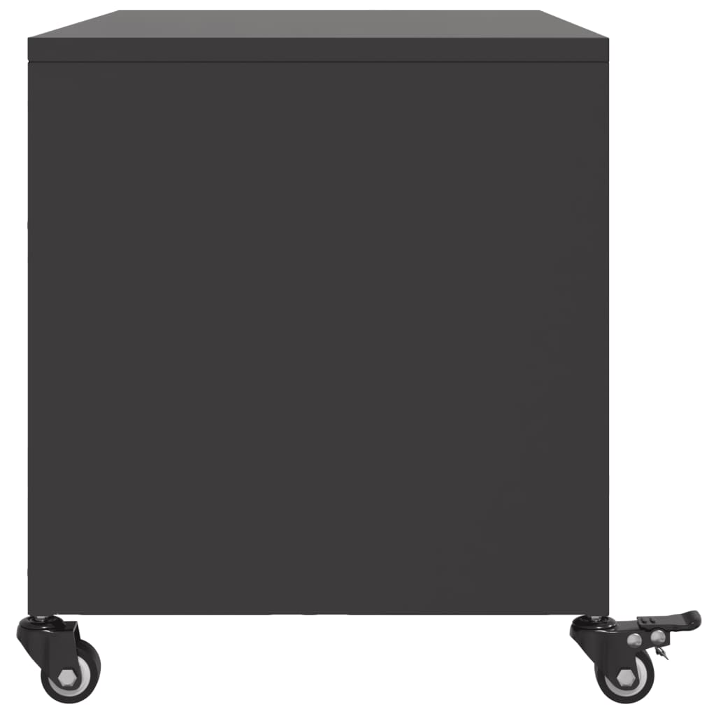 TV-Möbel DIV. TV-Bänk Svart 68x39x43,5 cm stål