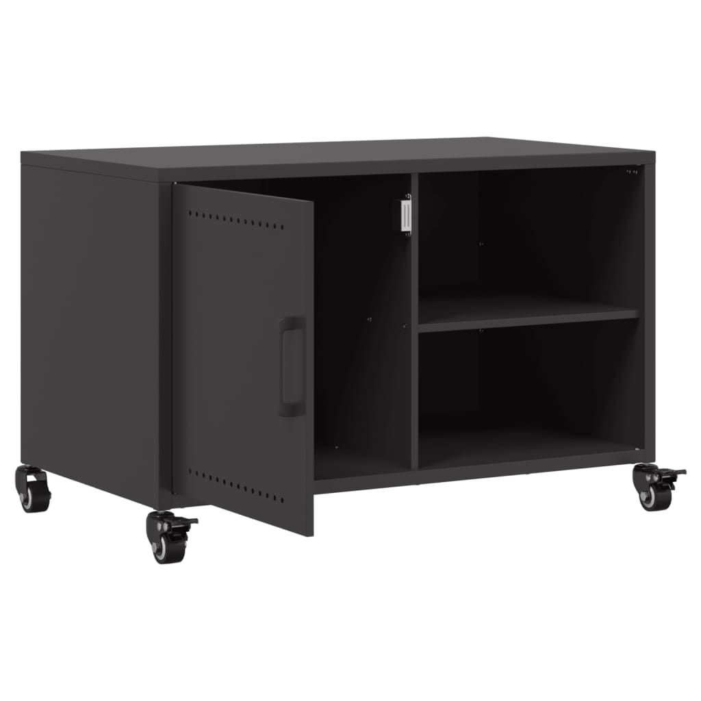 TV-Möbel DIV. TV-Bänk Svart 68x39x43,5 cm stål