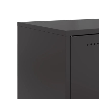 TV-Möbel DIV. TV-Bänk Svart 68x39x43,5 cm stål