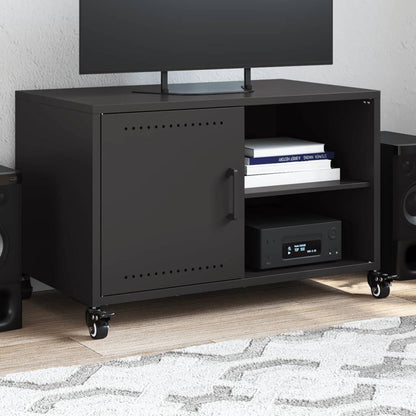TV-Möbel DIV. TV-Bänk Svart 68x39x43,5 cm stål