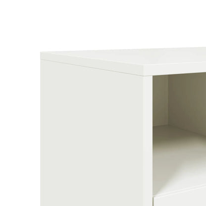 TV-Möbel Vit TV-Bänk 100,5x39x43,5 cm stål