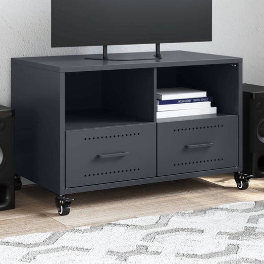 TV-Möbel DIV. TV-Bänk antracit 68x39x43,5 cm stål