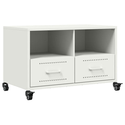 TV-Möbel DIV. TV-Bänk Vit 68x39x43,5 cm stål