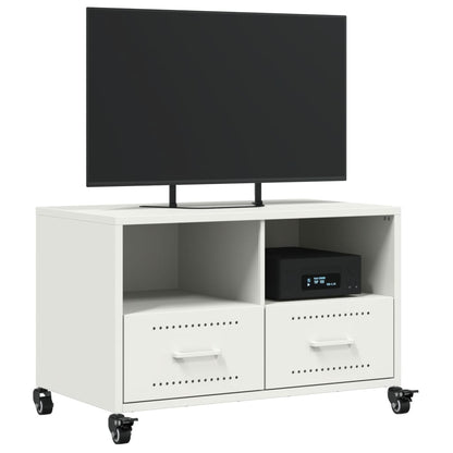 TV-Möbel DIV. TV-Bänk Vit 68x39x43,5 cm stål