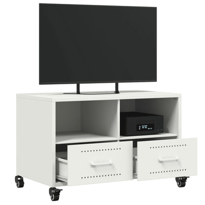 TV-Möbel DIV. TV-Bänk Vit 68x39x43,5 cm stål