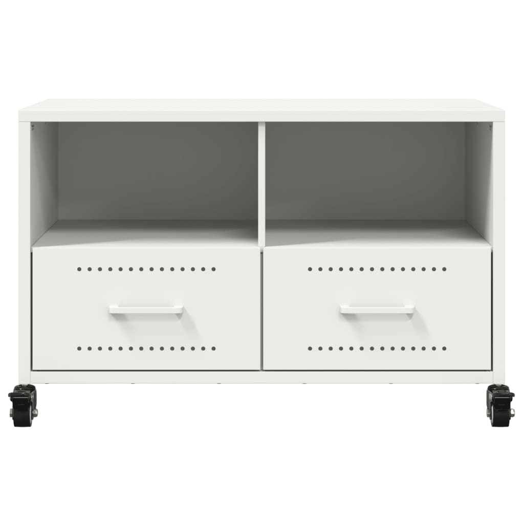 TV-Möbel DIV. TV-Bänk Vit 68x39x43,5 cm stål