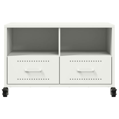 TV-Möbel DIV. TV-Bänk Vit 68x39x43,5 cm stål