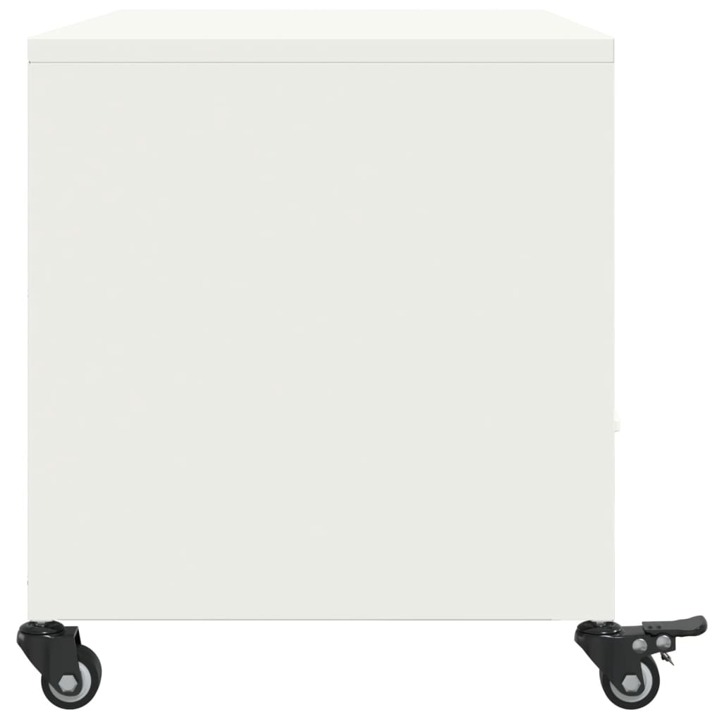TV-Möbel DIV. TV-Bänk Vit 68x39x43,5 cm stål
