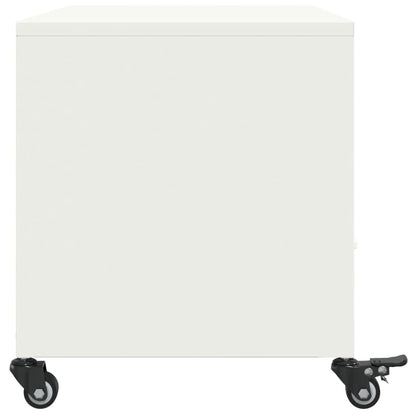 TV-Möbel DIV. TV-Bänk Vit 68x39x43,5 cm stål