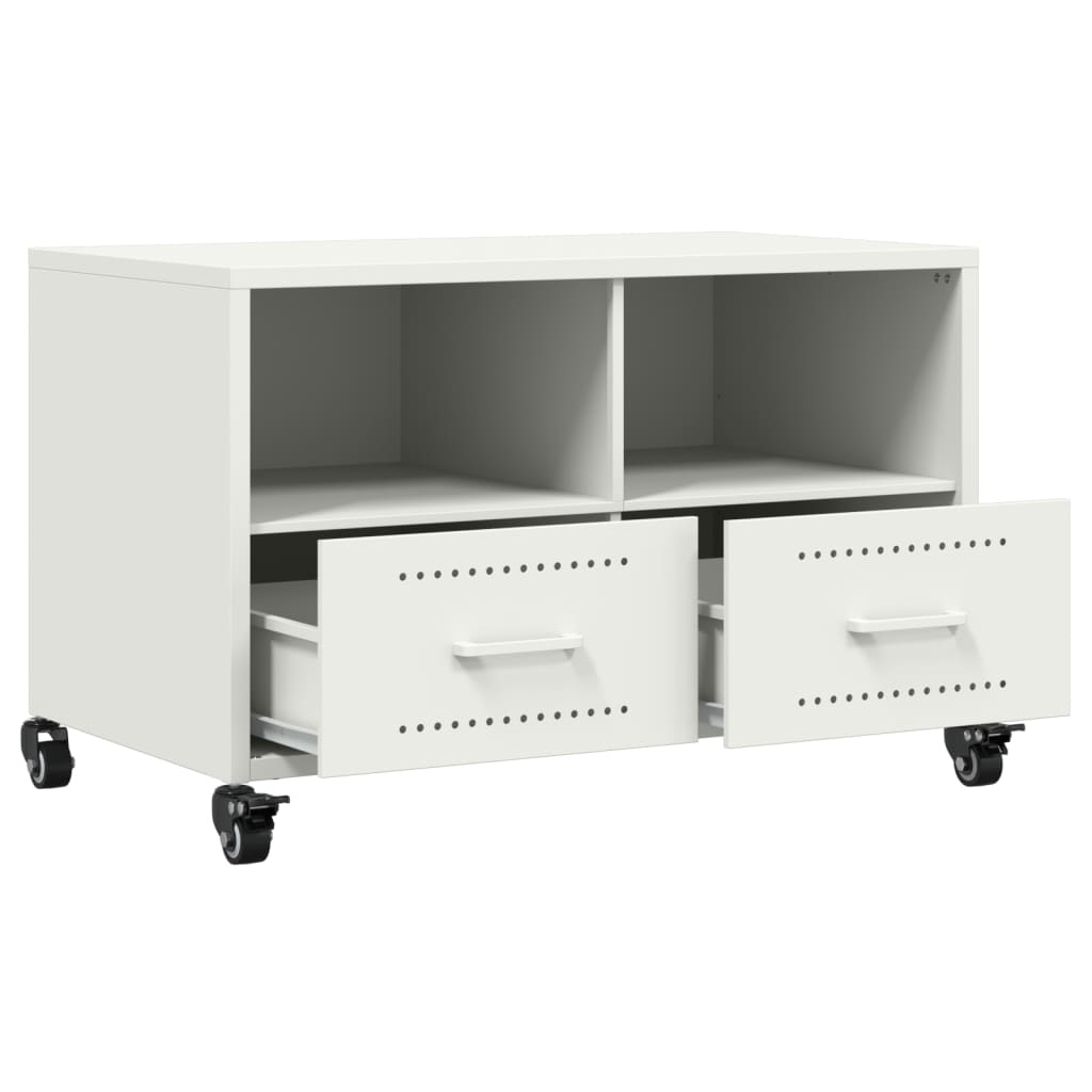 TV-Möbel DIV. TV-Bänk Vit 68x39x43,5 cm stål