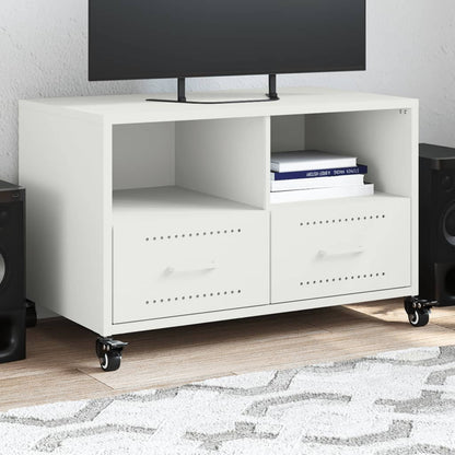 TV-Möbel DIV. TV-Bänk Vit 68x39x43,5 cm stål