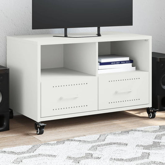 TV-Möbel DIV. TV-Bänk Vit 68x39x43,5 cm stål