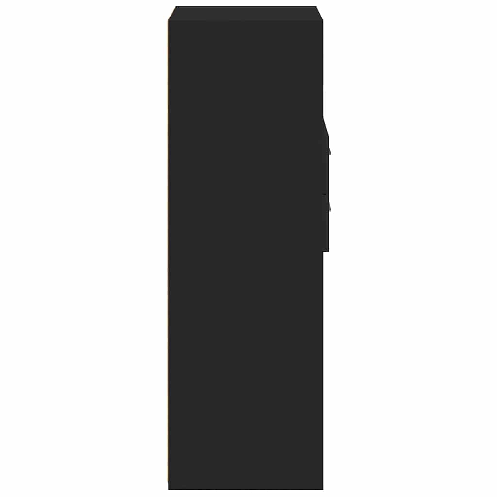 Bokhylla Svart 30x42,5x124 cm