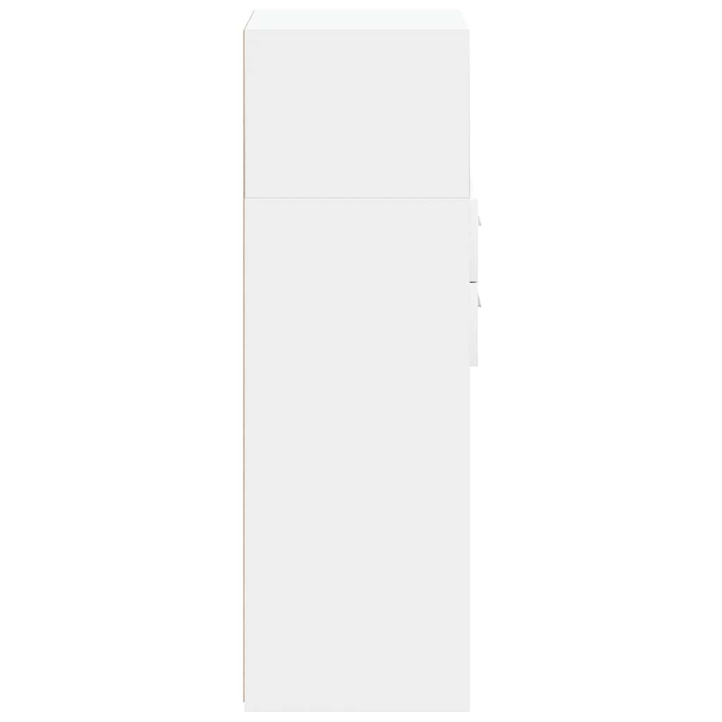 Bokhylla Vit 40x42,5x124 cm