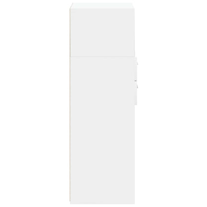 Bokhylla Vit 40x42,5x124 cm