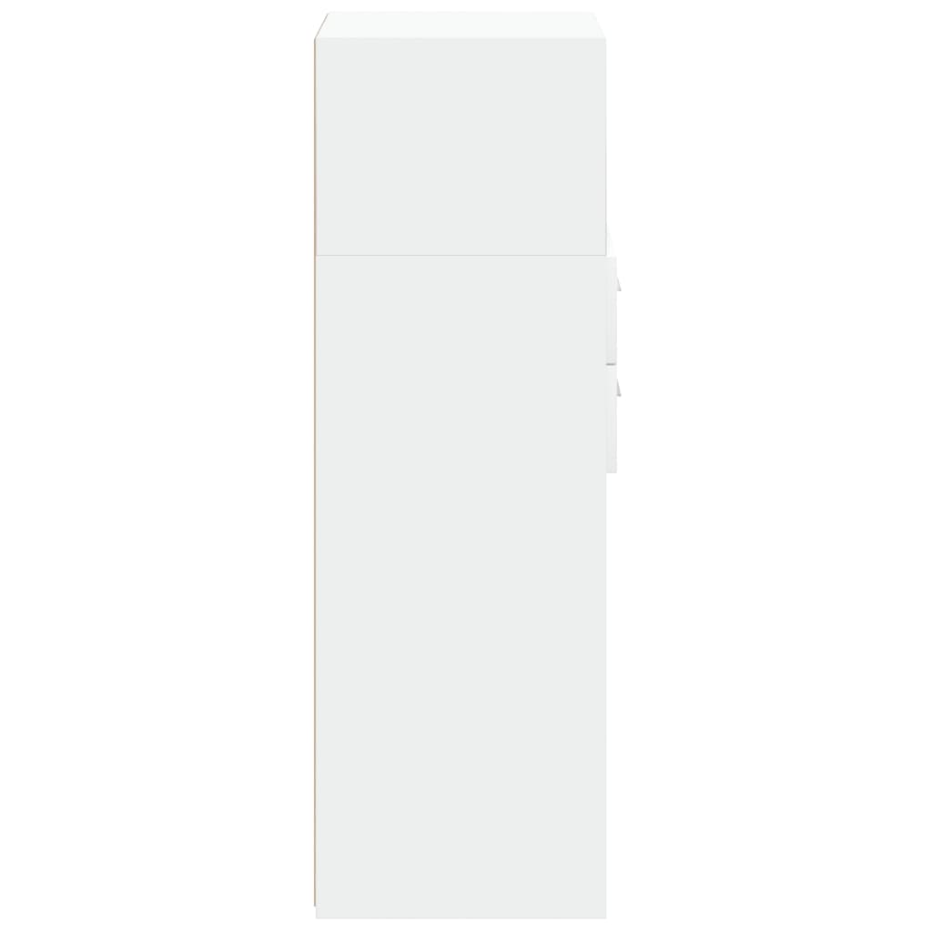 Bokhylla Vit 45x42,5x124 cm