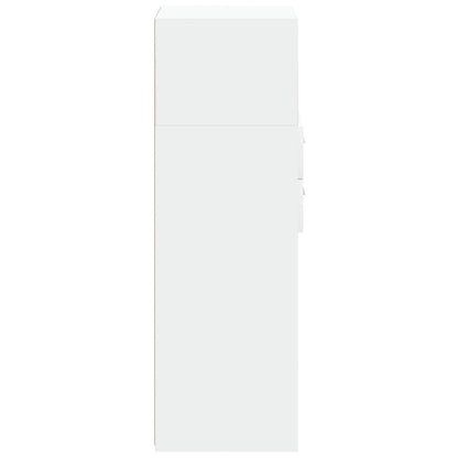 Bokhylla Vit 45x42,5x124 cm