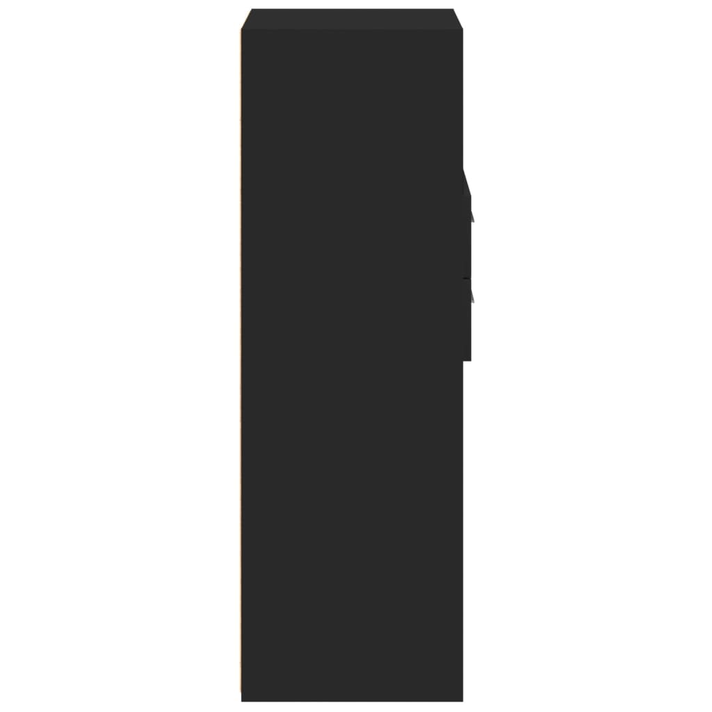 Bokhylla Svart 45x42,5x124 cm