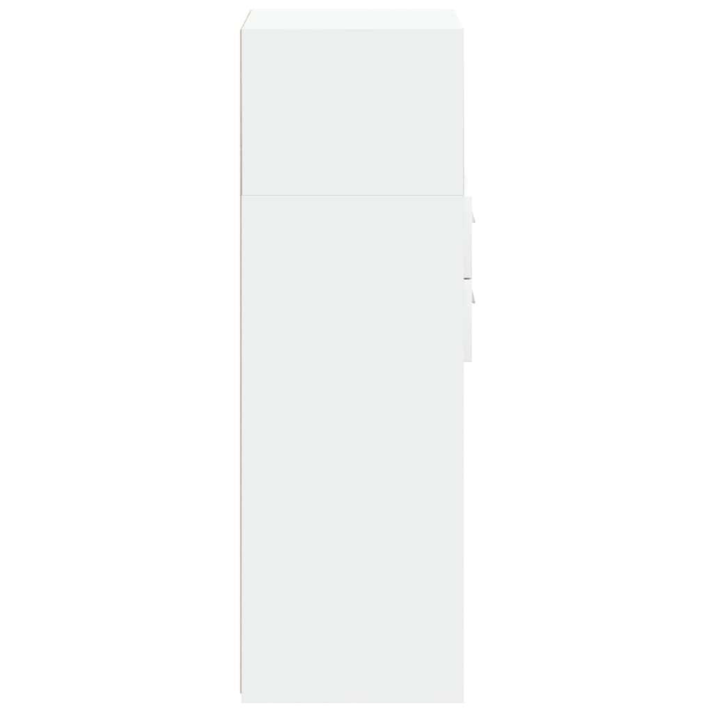 Bokhylla Vit 50x42,5x124 cm