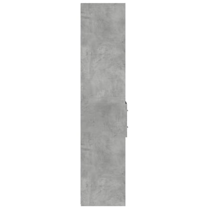 Bokhylla Betonggrå 30x42,5x185 cm