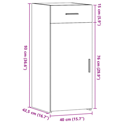 Skänk Sonoma Ek 40x42,5x93 cm