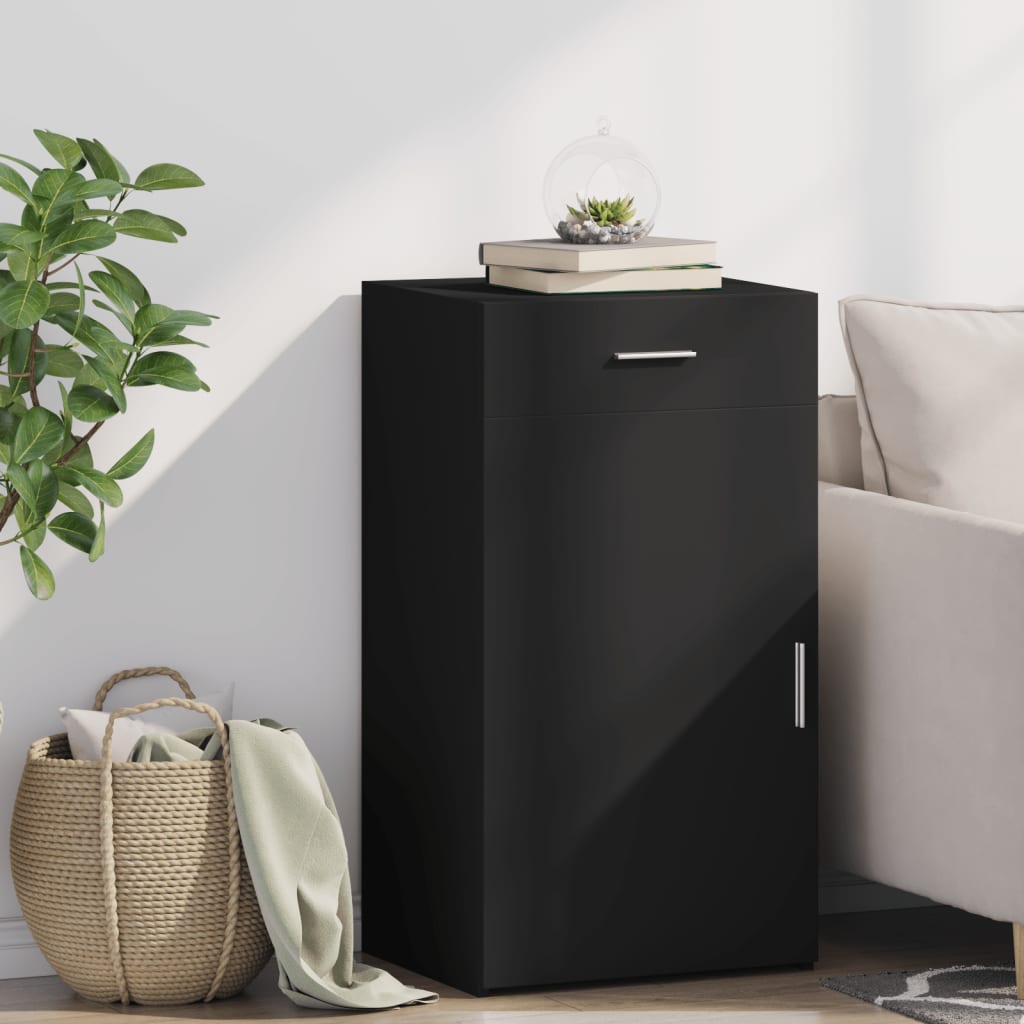 Skänk Svart 50x42,5x93 cm