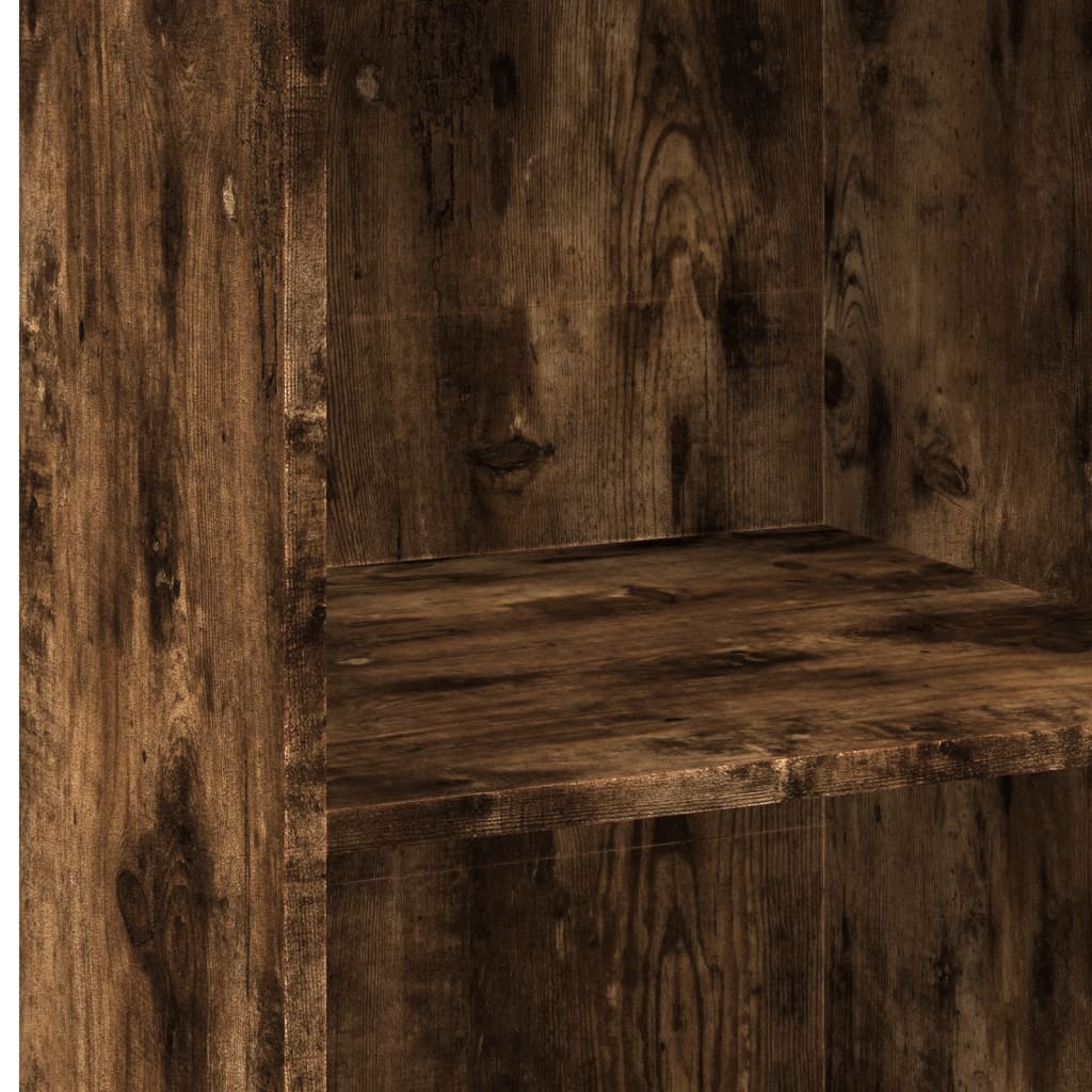 Bokhylla Rökfärgad Ek 45x41x124 cm