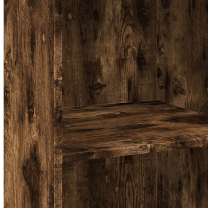 Bokhylla Rökfärgad Ek 45x41x124 cm