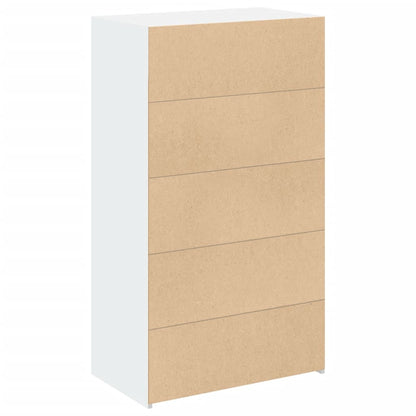 Bokhylla Vit 70x41x124 cm