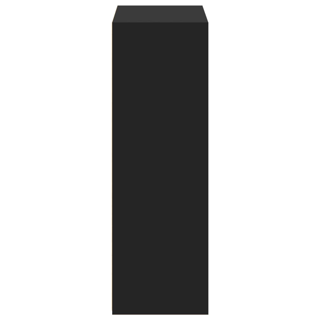 Bokhylla Svart 70x41x124 cm