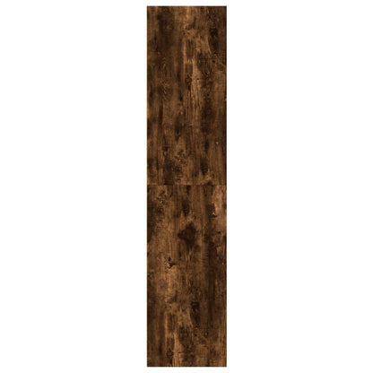 Bokhylla Rökfärgad Ek 30x41x185 cm