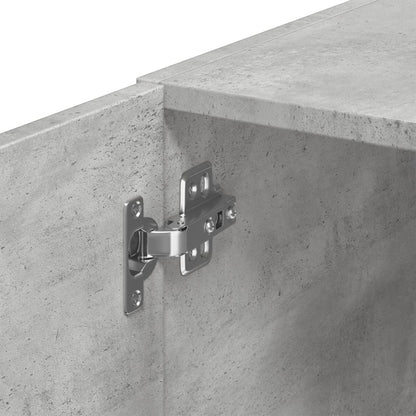 Skåp Betonggrå 30x42,5x225 cm