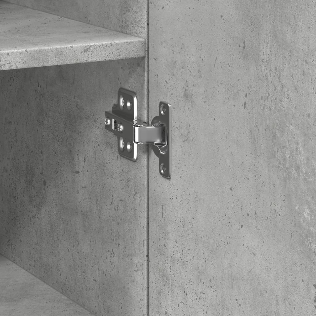 Skåp Betonggrå 40x42,5x225 cm