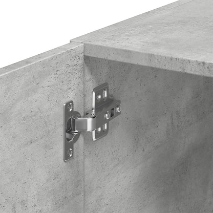 Skåp Betonggrå 40x42,5x225 cm