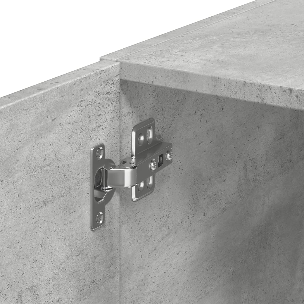 Skåp Betonggrå 45x42,5x225 cm