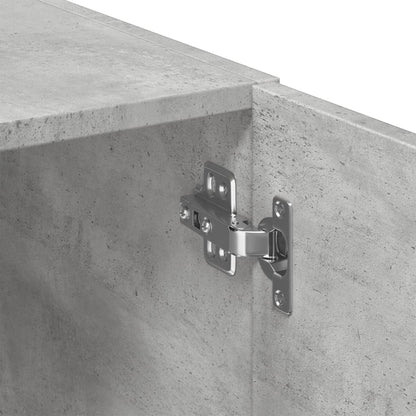 Skåp Betonggrå 70x42,5x225 cm