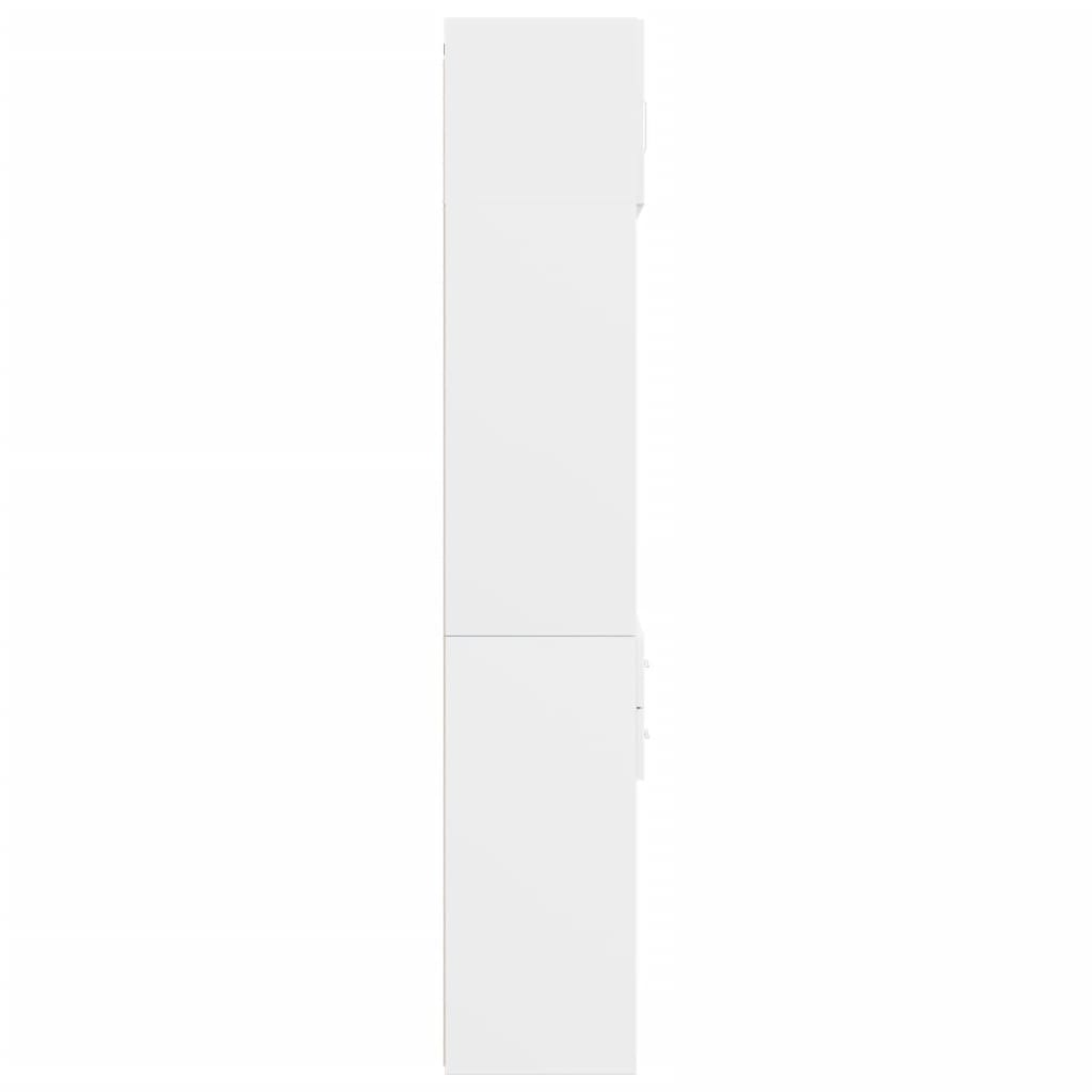 Skåp Vit 70x42,5x225 cm