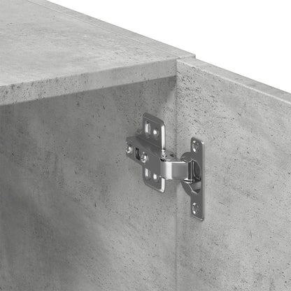 Skåp Betonggrå 70x42,5x225 cm