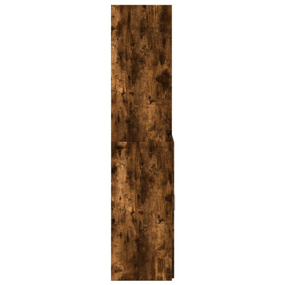 Skåp Rökfärgad Ek 80x42,5x185 cm