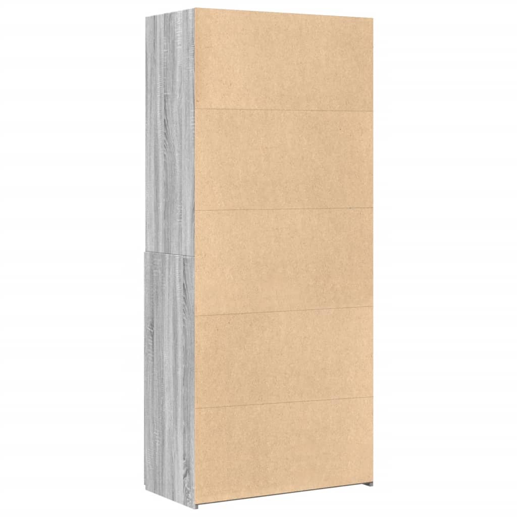 Skåp Sonoma Grå 80x42,5x185 cm