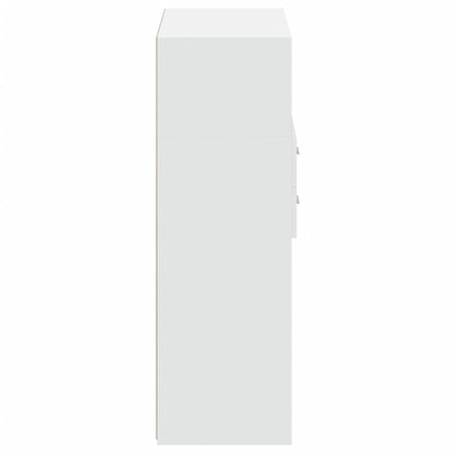 Bokhylla Vit 80x42,5x124 cm