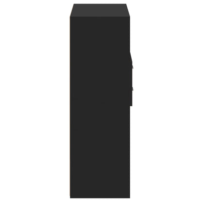 Bokhylla Svart 80x42,5x124 cm