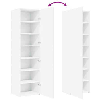 Skåp Vit 50x42,5x185 cm