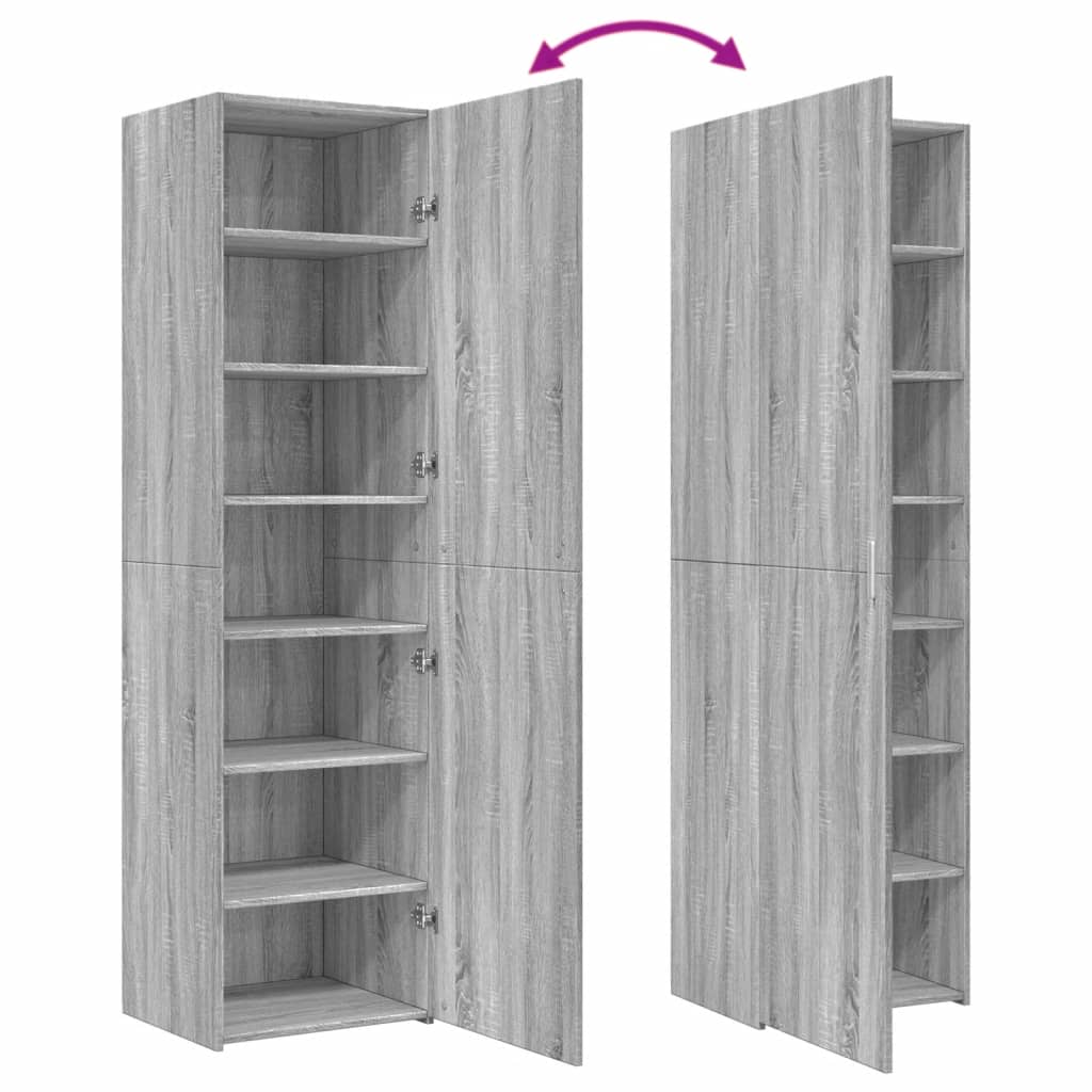 Skåp Sonoma Grå 50x42,5x185 cm