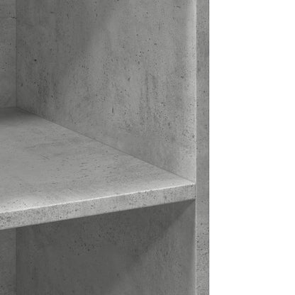 Bokhylla Betonggrå 70x41x185 cm