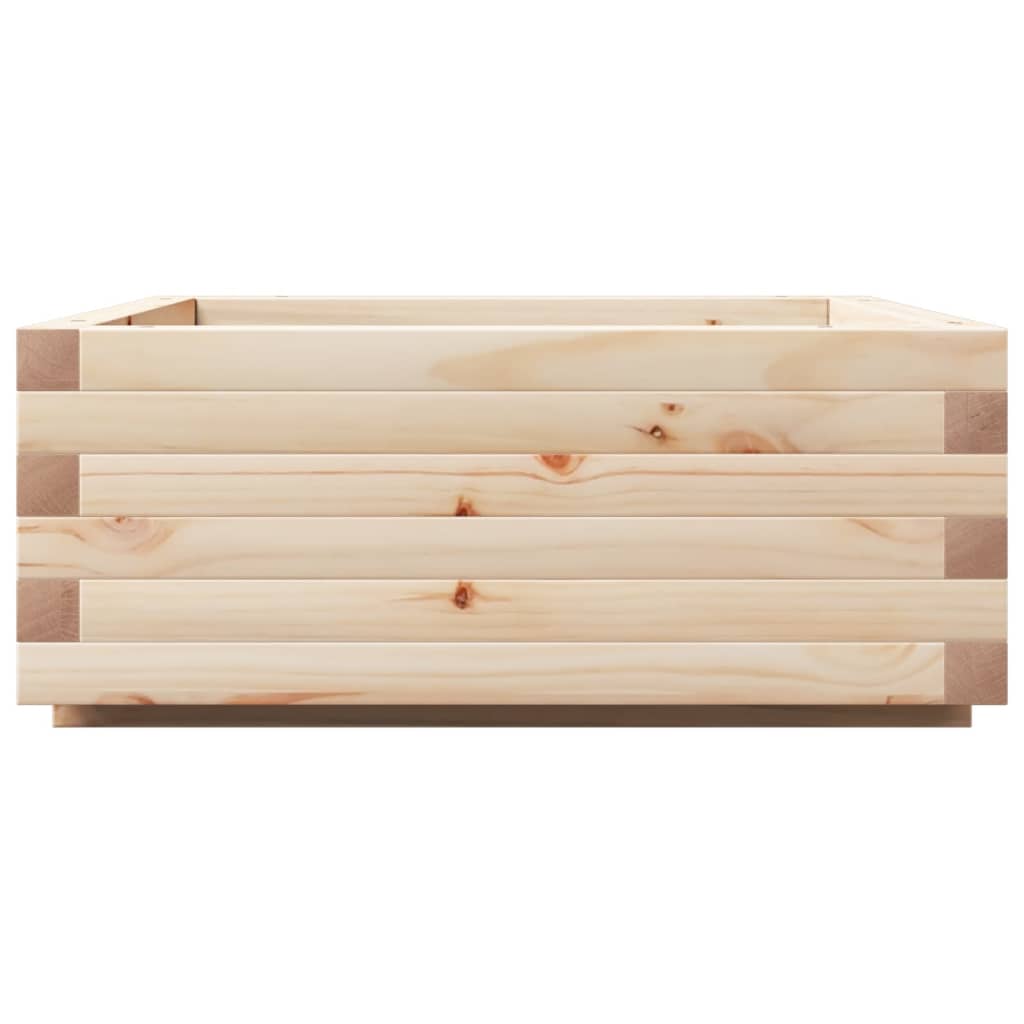 Utomhus Blomkruka Trä 60x60x26,5 cm massivt furuträ
