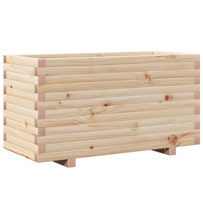 Utomhus Blomkruka Trä 90x40x49,5 cm massivt furuträ