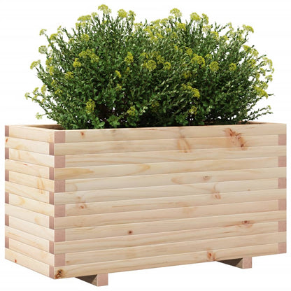 Utomhus Blomkruka Trä 90x40x49,5 cm massivt furuträ