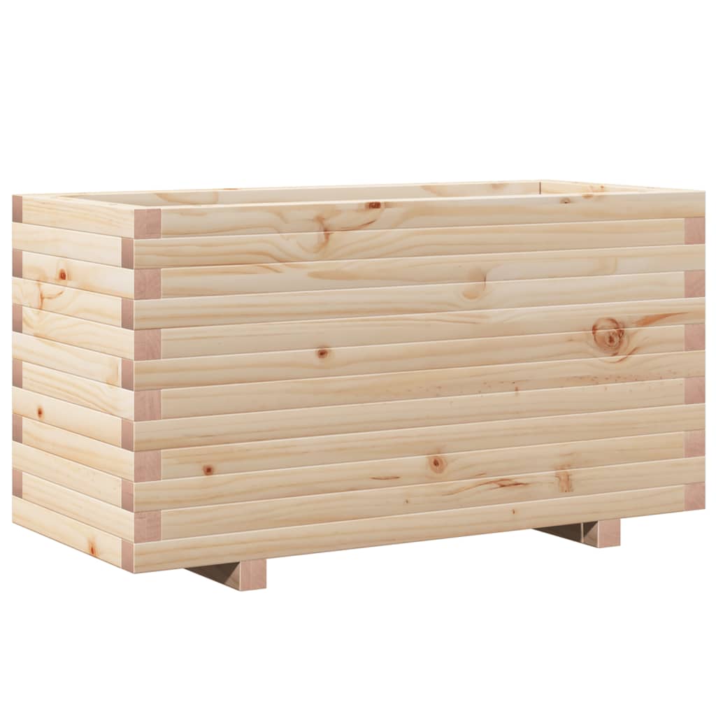 Utomhus Blomkruka Trä 90x40x49,5 cm massivt furuträ
