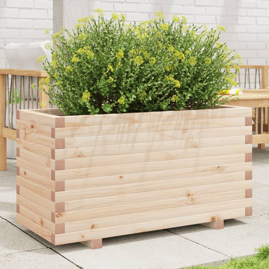 Utomhus Blomkruka Trä 90x40x49,5 cm massivt furuträ